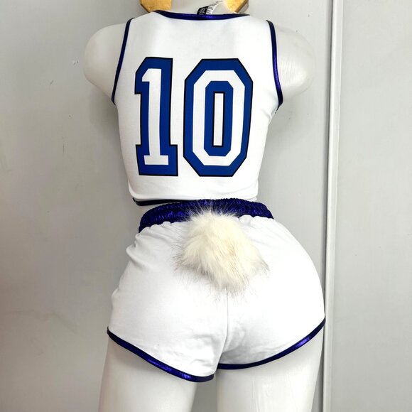 Forplay Bunny Basketball Player Costume Women Size Small / Medium - Picture 3 of 14